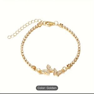 🦋Elegant Gold Butterfly Bracelet
